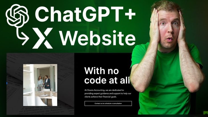 Using ChatGPT to build a Website with No Code