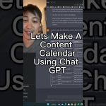 Content Calendar Using Chat GPT You Can Paste In Google Sheets #chatgpt #contentmarketing