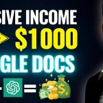 Passive Income, Thu Nhập Thụ Động Online Với Google Docs và ChatGPT