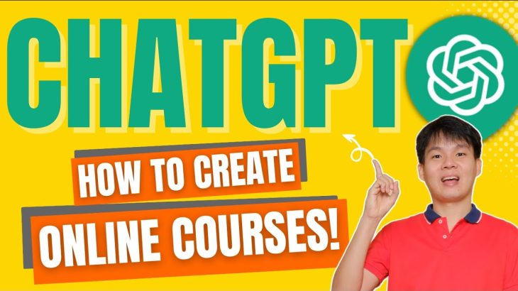 How to Create Online Courses with ChatGPT for FREE and FAST! (New Method)