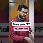 Make PPT in just 2 minutes ‼️🤩