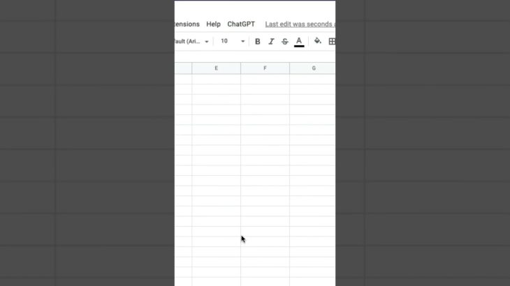 AI Google Sheets with ChatGPT API