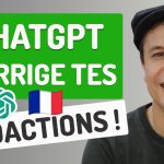 CHATGPT corrige ta rédaction !