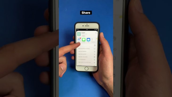 ChatGPT app on your iPhone. How to add to your homescreen #chatgpt #homescreen #ai #shortcuts