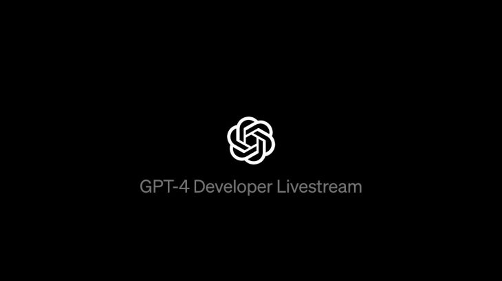 GPT-4 Developer Livestream