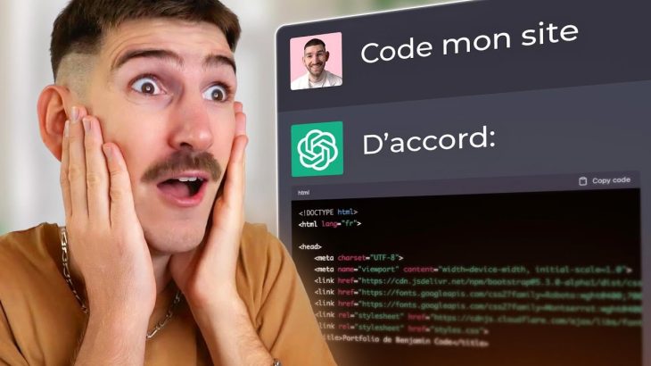 J’ai laissé ChatGPT coder TOUT mon site (avec Bootstrap)