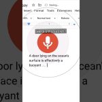 Try #VoiceTyping in Google Docs 🗣️ #GoogleWorkspace #Shorts #HomeworkHelp