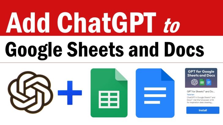 ChatGPT for Google Sheets and Docs | How To Add ChatGPT To Google Sheets |Add ChatGPT To Google Cocs