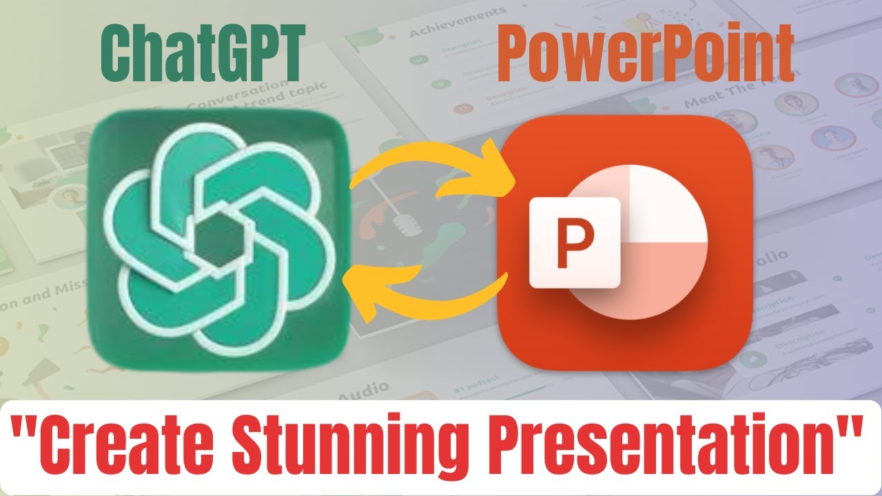 Create Stunning PowerPoint Presentations With ChatGPT ChatGPT Create Stunning PowerPoint Presentations With ChatGPT ChatGPT