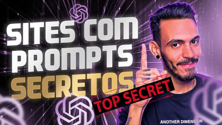 3 SITES com PROMPTS para CHATGPT SECRETOS (Não Querem que Você os Descubra)