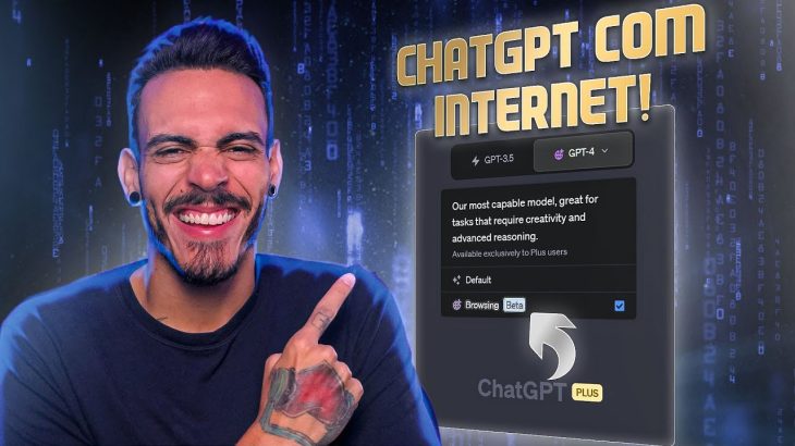 CHATGPT com INTERNET: Web Browsing | O NÍVEL SUBIU!