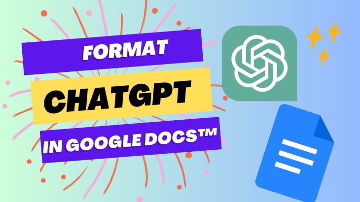 Demonstrate formatting ChatGPT in a Google Doc using Remove Blank Lines by AliceKeeler