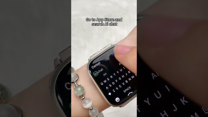 How to use chatgpt with Apple Watch#applewatchtips #applewatchhacks #applewatch #shorts