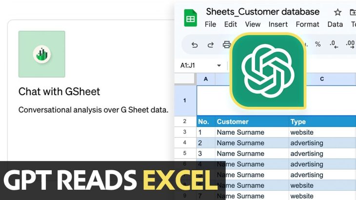ChatGPT Chat with GSheet Plugin Integration & Reading Excel Sheets | Tutorial