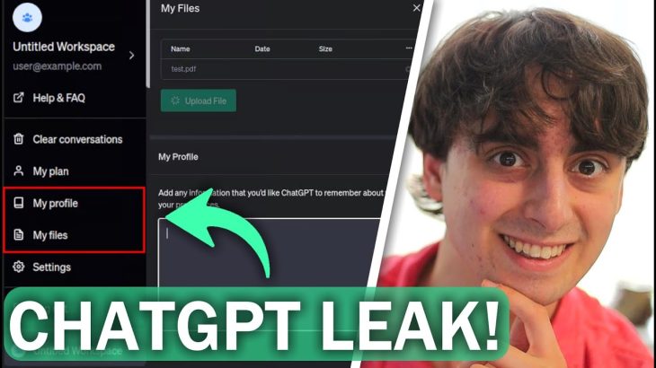 ChatGPT Leaked Features! – File Upload, Workspaces, Profiles | BusinessGPT on Horizon?