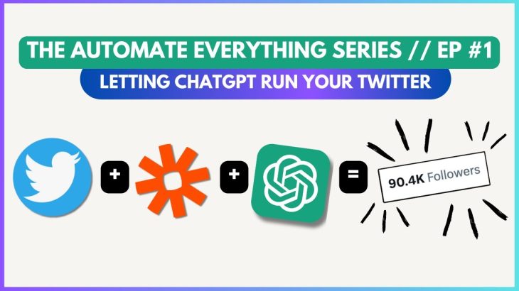 How to automate Twitter so it grows itself (How to grow on Twitter with ChatGPT & Zapier)