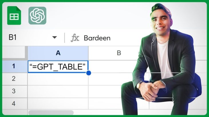 How to use ChatGPT in Google Sheets | AI Productivity Super Weapon