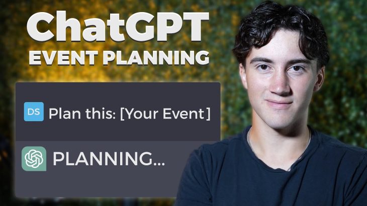 How to Quickly Plan in ChatGPT! (Prompt Included)📆