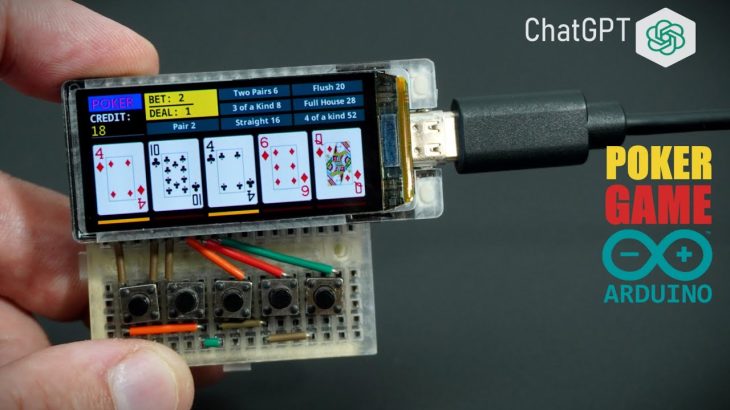 I tried ChatGPT and now we have Poker game for ESP32