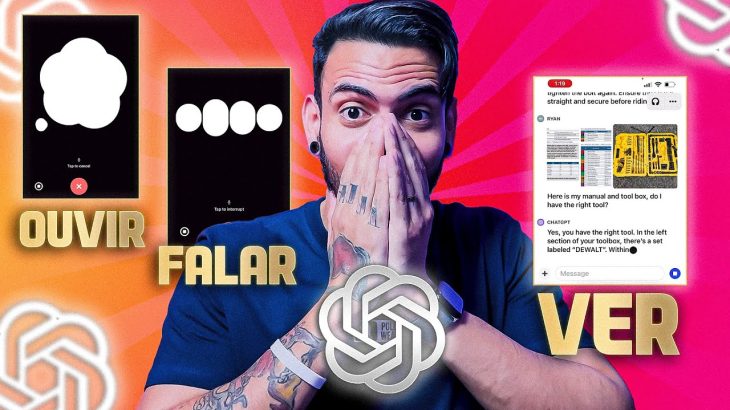 🤯 O ChatGPT Agora pode VER, OUVIR, e FALAR! GRANDE Atualização!