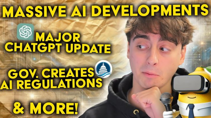 HUGE AI News! ChatGPT Update & Leak, Gov Regulation, AI Music & Video