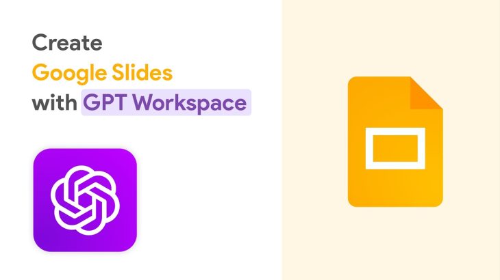 First prompt in Google Slides with GPT Workspace – add on