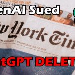 OpenAI sued by NYT! New York Times demands that ChatGPT be DELETED! The end of GPT? Probably not…