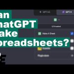 Can ChatGPT Make Excel Spreadsheets?