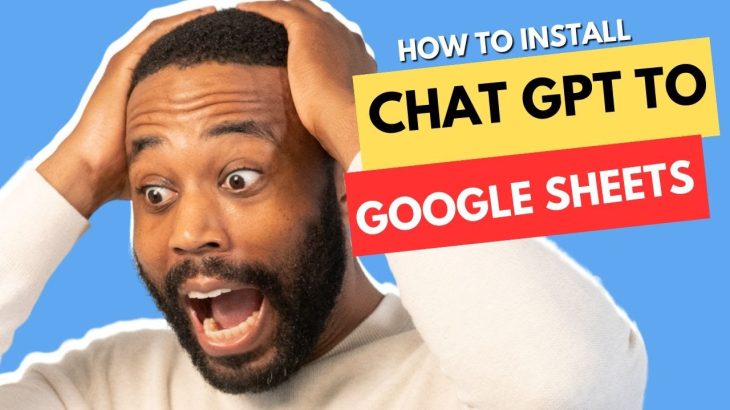 How to Use GPT AI in Google Sheets with Chat GPT 2024