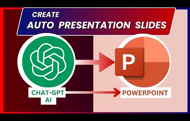 Use AI – Create POWERPOINT Presentations 🤖ChatGPT • 2 Steps From CHATGPT to PPT Presentations Slides