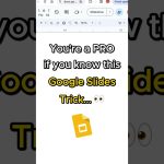 You’re a PRO 🫵🏻 if you know this Google Slides Trick #googleslides #presentation #powerpoint