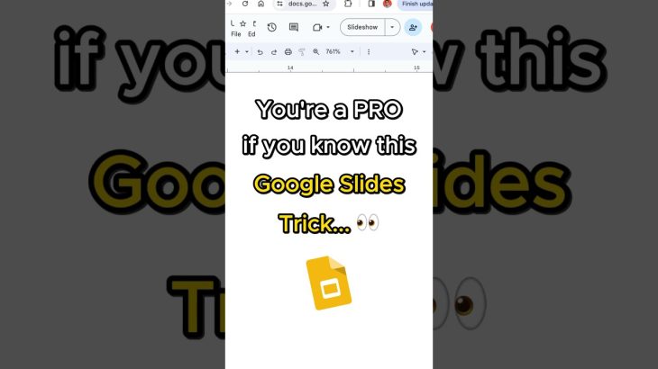 You’re a PRO 🫵🏻 if you know this Google Slides Trick #googleslides #presentation #powerpoint