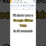 10x your Google Slides in 31 seconds 🤯 Leave a comment if you want more tricks #googleslides