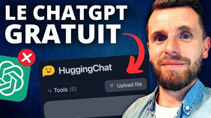 Le meilleur ChatGPT gratuit (il fait TOUT !) — Tuto HuggingChat