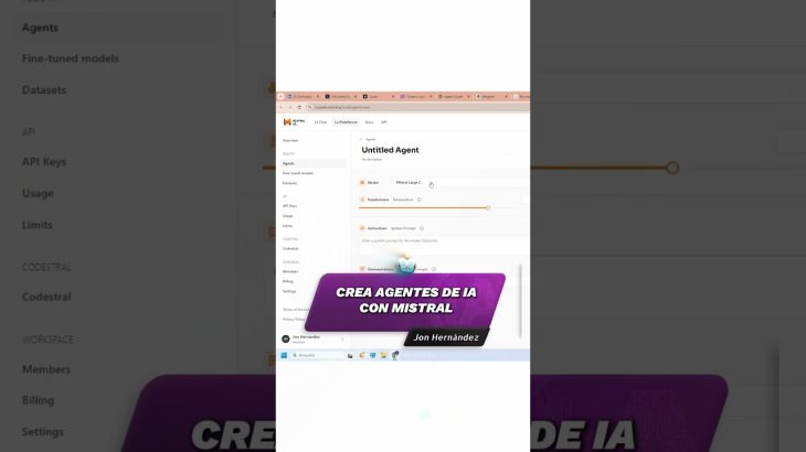 🤖 Ahora puedes crear Agentes con Mistral AI | 💥 #ia #chatgpt #mistral