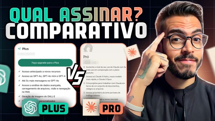 ChatGPT Plus X Claude PRO: QUAL VALE ASSINAR?