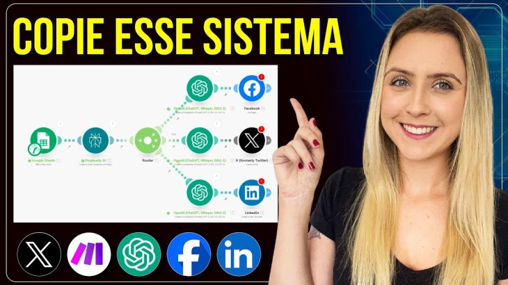 Esse Sistema de IA cria CONTEÚDO p/ REDES SOCIAIS diariamente! (100% Automatizado)