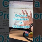 The fastest way to make a presentation! #teachers #chatgpt