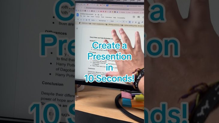 The fastest way to make a presentation! #teachers #chatgpt