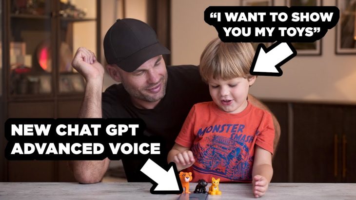 3 Year old Interacting with New Chat GPT “ADVANCED VOICE”