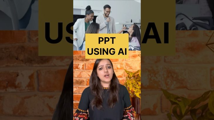 How to make PPT on mobile phone & PC using ChatGPT & AI|Hindi|Gamma AI | Ritika #shorts #powerpoint