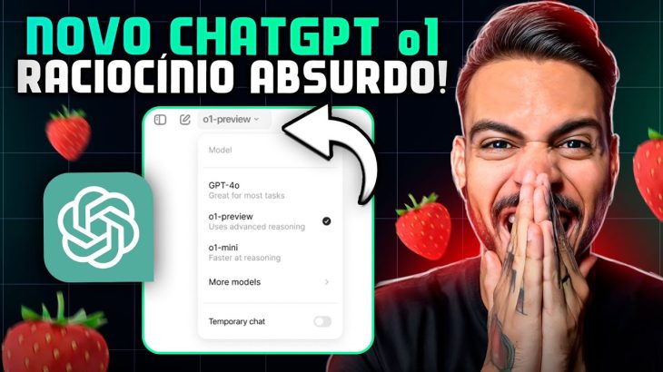 OpenAI LANÇA NOVO CHATGPT o1 (Strawberry) 🍓