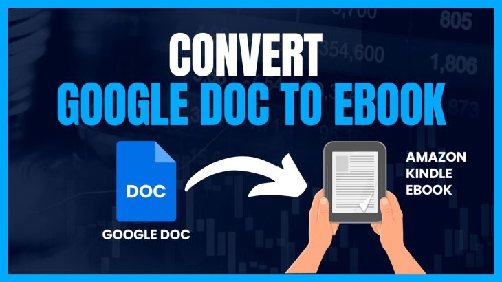 How to convert Google doc to eBook for Amazon KDP using Kindle Create