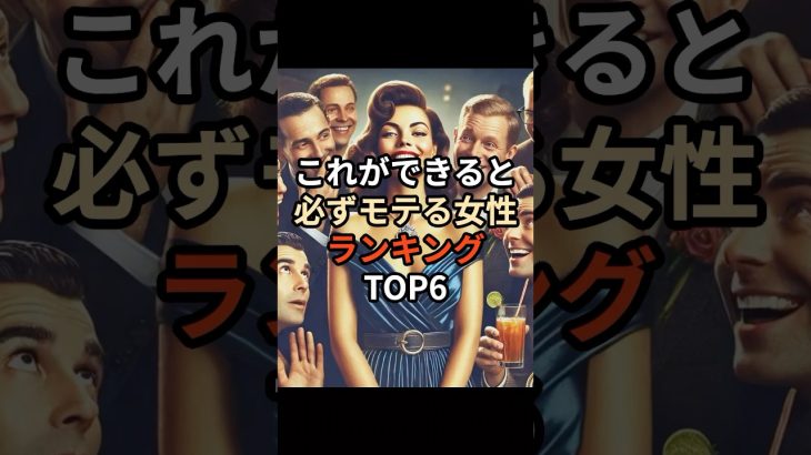 これができると必ずモテる女性ランキングTOP6#chatgpt #chatgpt活用方法 #chatgpt活用 #chatgpt活用術 #ai #雑学 #モテる #恋愛 #恋愛相談