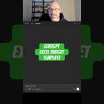 Asking AI to Create a Simple Budget Template for Excel in SECONDS
