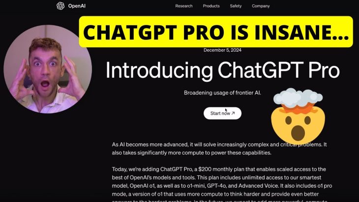 ChatGPT Pro: NEW OpenAI GPT-o1 is Absolutely INSANE…