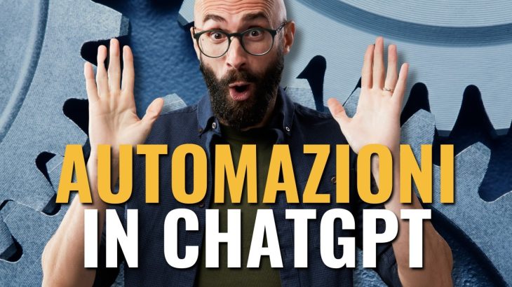 🔴 NOVITÀ: Task AUTOMATICI in ChatGPT [Tutorial + REGALO]