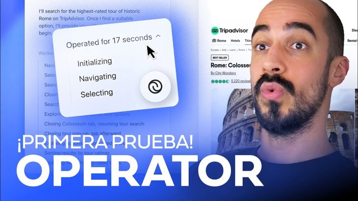 ¡Primera prueba de OPERATOR! – AGENTES de CHATGPT controlan mi NAVEGADOR