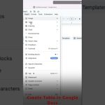 Create Tables for Free | Google Docs | Tutorial for Beginners