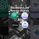 Apa keunggulan Masing2 AI : ChatGPT, Deepseek, Grok, dan Gemini?